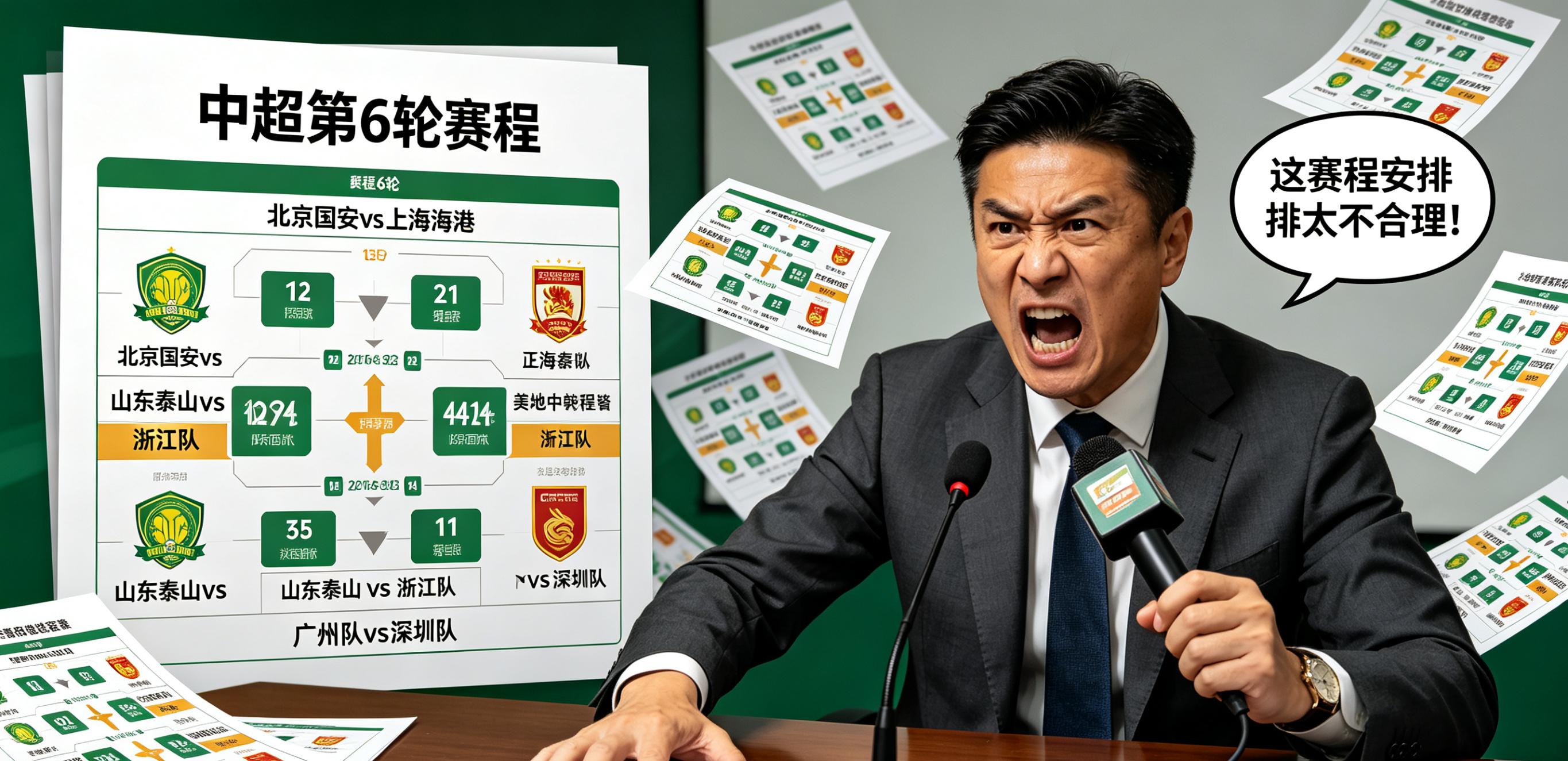 中超第6輪賽程安排不合理 趙震吐槽 中超聯賽賽程調整_亞冠聯賽規則