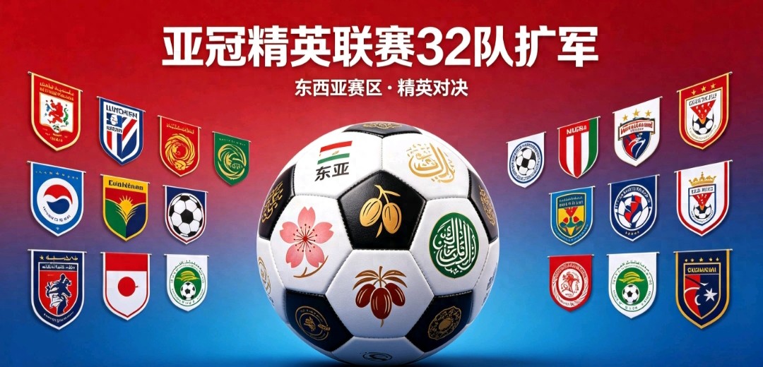 亞足聯官宣亞冠重大改革：2026-27賽季擴軍32隊 沙特日本席位最高