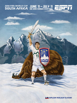 ESPN發布世界杯32強漫畫