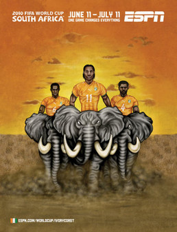 ESPN發布世界杯32強漫畫